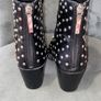 River Island stud boots Image 3