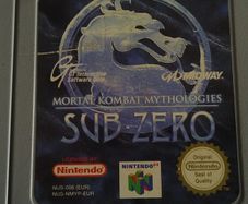 Nintendo N64 Mortal Kombat Mythologies Sub Zero Game Swap