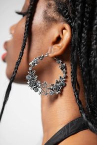 Killstar hoop earrings