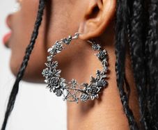 Killstar hoop earrings