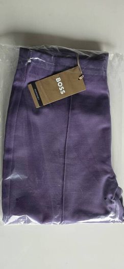 HUGO BOSS Women's Pants C_eysa Jersey Trousers, purple, purple, size M