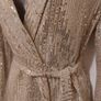 NEW, Asos Petite Champagne Sequin Jersey Wrap Blazer Jacket - Size 10 Image 3