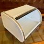 Brabantia Roll Top Bread Bin Countertop Storage Box White Mid Size Image 8