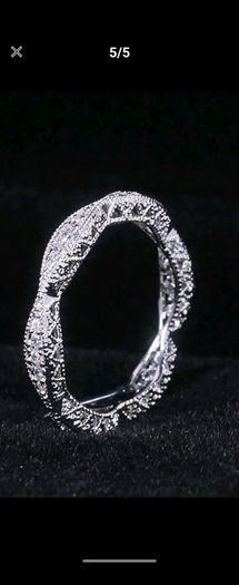1pc glamorous cubic zirconia decor ring size 7