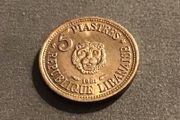 Lebanon 1961 5 Piastres
