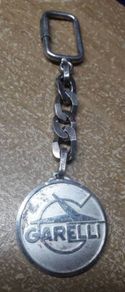 Vintage Motorbike Silver Key Chain