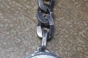 Vintage Motorbike Silver Key Chain
