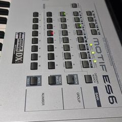 Yamaha Motif ES6 with three plug-in boards installed: