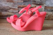 Pink Wedges, size 39 NEW LOOK