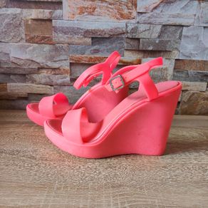 Pink Wedges, size 39 NEW LOOK