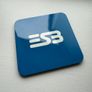 ESB Retro Coaster - Square - Blue Image 2