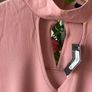 blouse Bnwt size 10 dusky pink high neck blouse Image 4