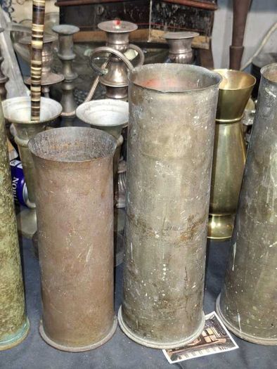 Old Brass Shells WW1 ETC. for sale Price is for the 1, Postage Available or Collection