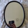 Black retro mirror New York design free viewing Image 2