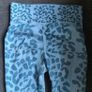 Brand New Animal print leggings, light blue, size 10 Image 4
