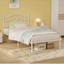 Single Bed Frames with Vintage Headboard, 3ft Image 3