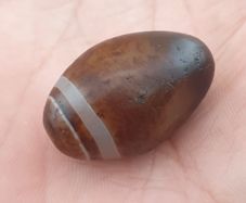 Vintage Suliemani Eyes Beautiful Agate Stone Bead Amulet Pendant