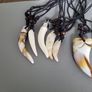 Wolf teeth necklaces faux Image 7