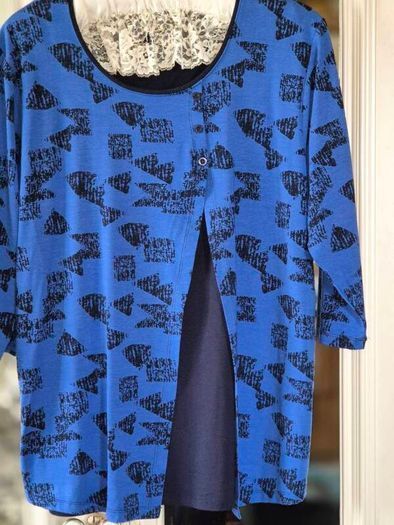 TIGI Heavy Jersey Layered Top , Size 14/16 , Mint Condition
