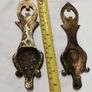 Vintage 2 Heavy Brass Bottle opener African mask 8 Image 6