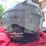 Open face helmet gloves Image 2