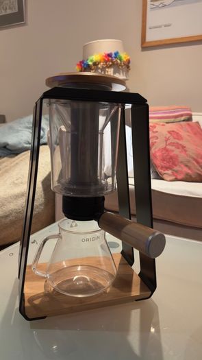 Trinity ONE Black Edition Coffee Brewer with Origin Decanter