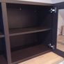 cabinet with 2 clear glass doors Image 3