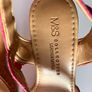 Pink suade leather wedges M&S Image 3