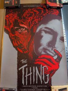 The Thing Variant Raid71 Screen Print Poster Bottleneck Gallery Linted Edition of 50 SOLD OUT
