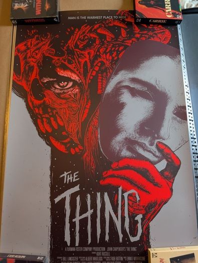 The Thing Variant Raid71 Screen Print Poster Bottleneck Gallery Linted Edition of 50 SOLD OUT