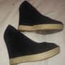 Black Wedge Shoes Image 2