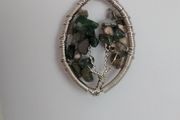 Gemstone Tree of Life Wire Wrap Pendant