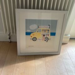 Framed seaside picture