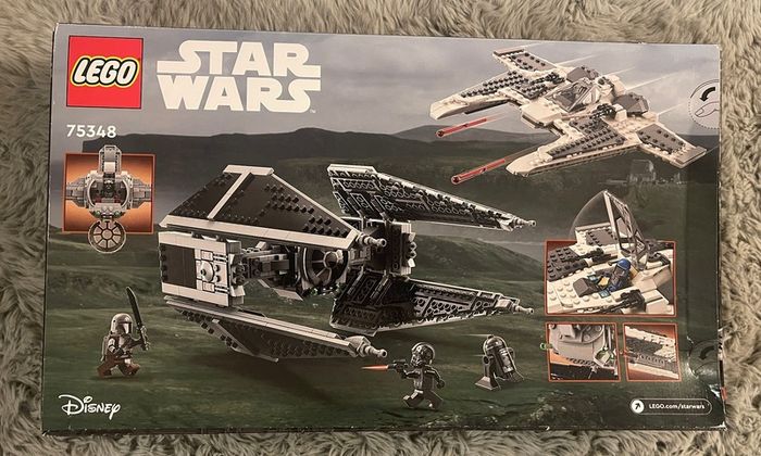 LEGO 75348 STAR WARS Mandalorian Fang Fighter vs TIE Interceptor