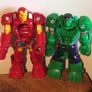 Iron Man and Hulk 12 inch Mech Armour figures Image 2