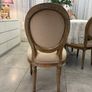 antique dining chairs and table Image 4