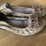 Ecco Low Wedge Ballerina Shoes Image 2