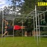 FEBI Zig-Zag Monkey Bars and Climbing Frame - Outdoor monkey bars slide pull up bar gymnastic bars pullup bar chinup bar dip station Image 4