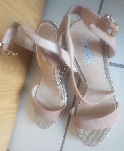 Office London High Esapdrille Sandals