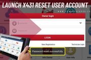 Factory reset of Launch 431 Devices