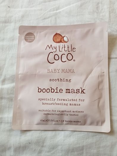 My Little Coco Baby Mama Soothing Boobie Mask BNIP (Free with other bought items, Read Description)