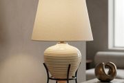 mid century honeycomb lamp