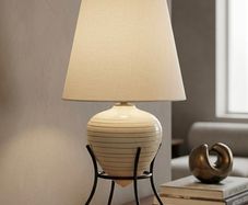 mid century honeycomb lamp