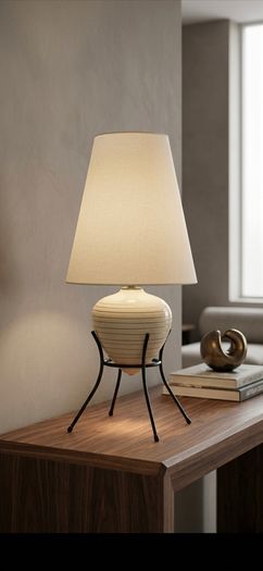 mid century honeycomb lamp