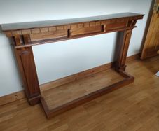 mahogany fire surround
