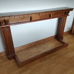 mahogany fire surround