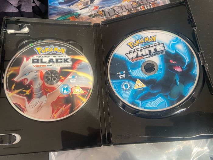 Pokemon The Movie Dvd White Victini And Zekrom Black Victini And Reshiram Pg