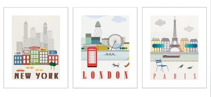 NEW IKEA Trilling Print set
