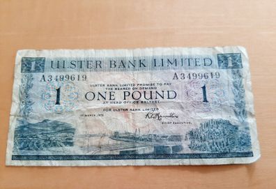 Ulster Bank note 1976