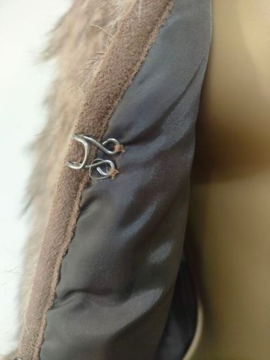 70s inspired faux fur gilet size 42 (M) Festival Season Postage included